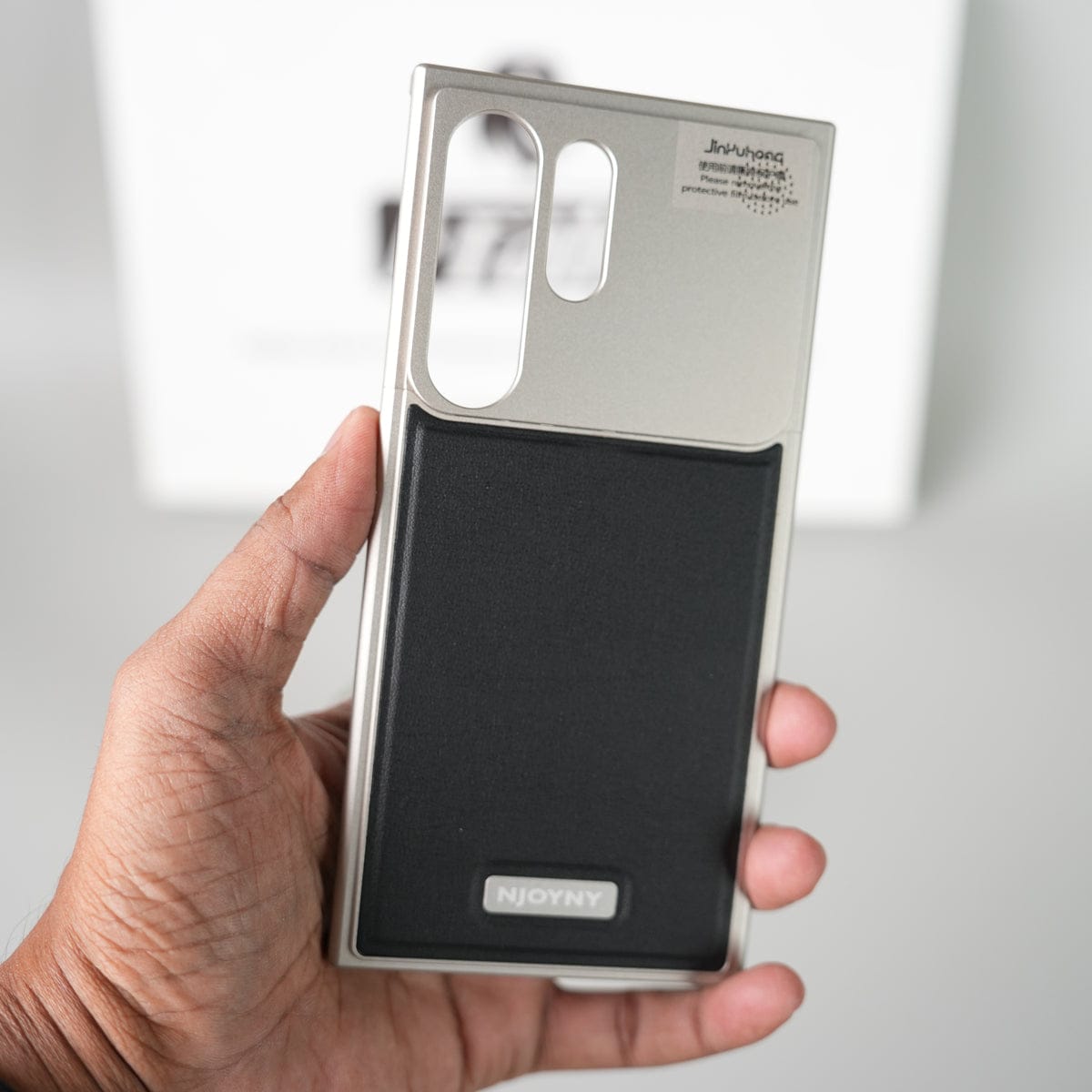 Samsung Galaxy S25 Ultra Premium Metallic AeroFLex Aluminium Leather Case