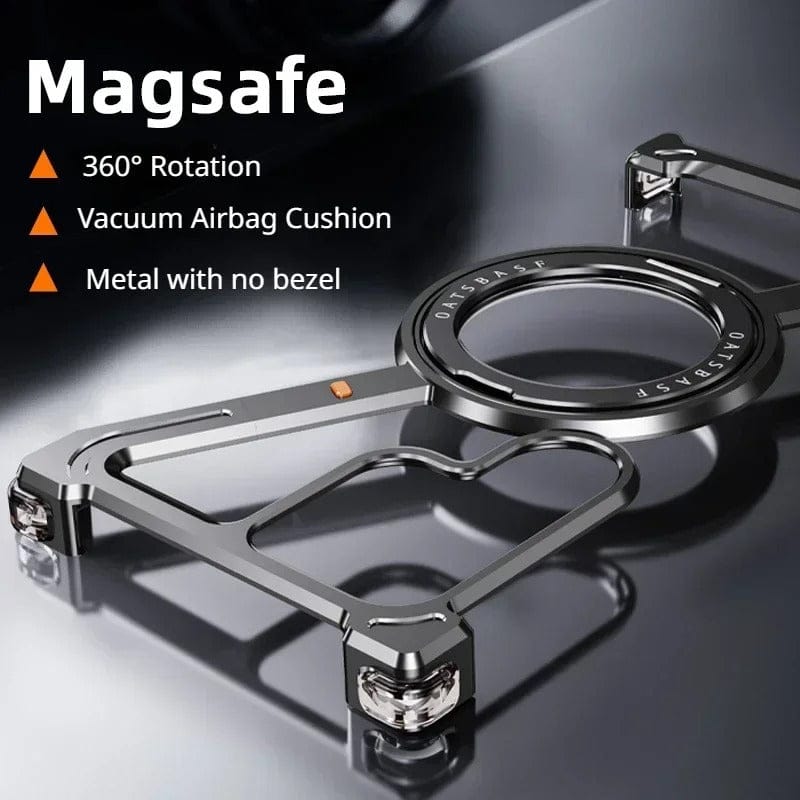 Samsung Galaxy S24 Ultra Z Shape Aluminum Metal Rotating Kickstand Frameless Design