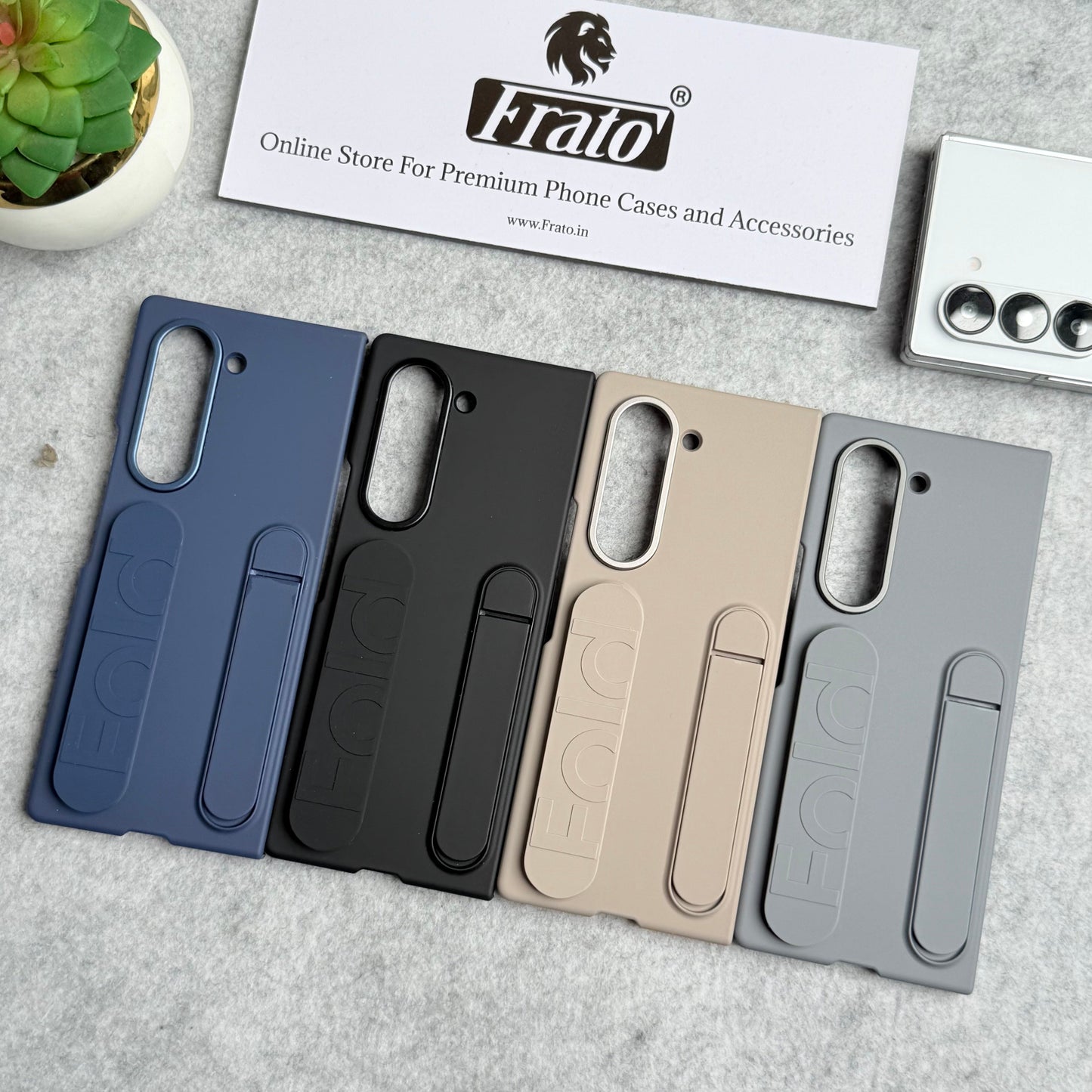 Samsung Galaxy Z Fold 6 High Quality Fashion Stand Phone Case