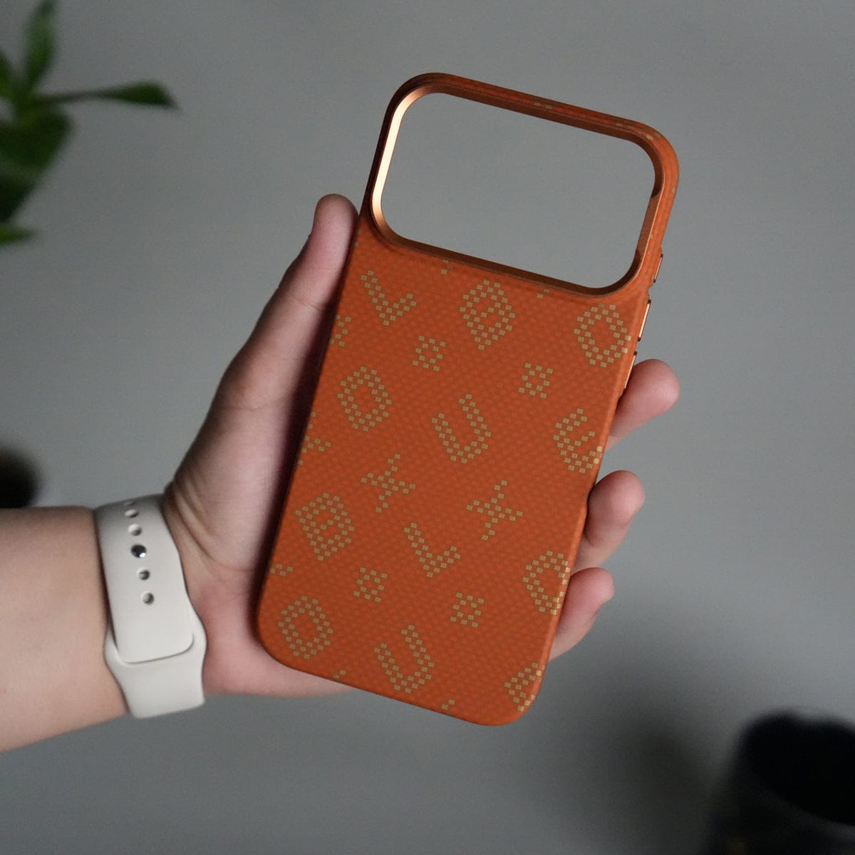 iPhone 17 Pro Aramid Fiber Slim Case Cover | Orange