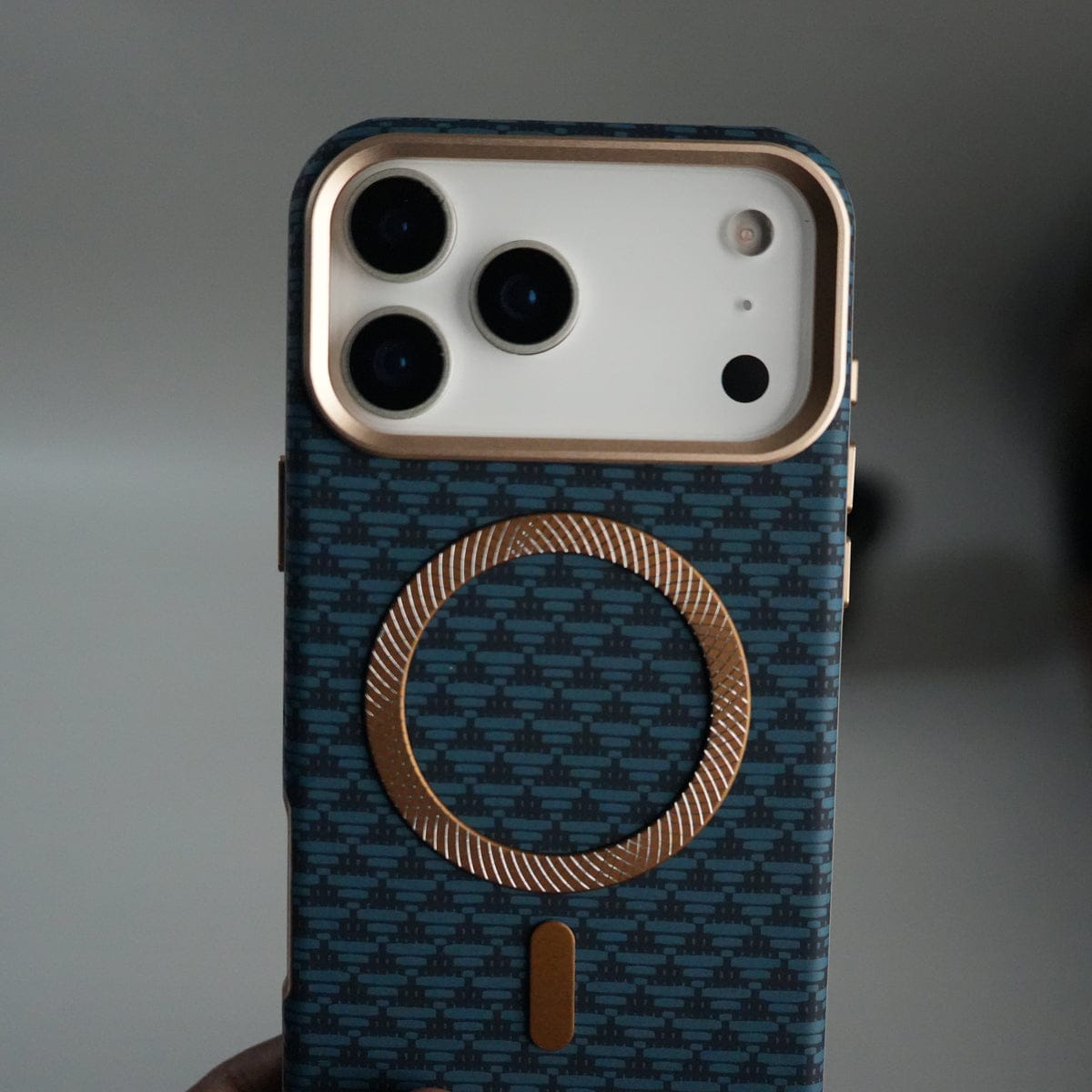 iPhone 17 Pro Max Elite Leather-Texture Case Cover