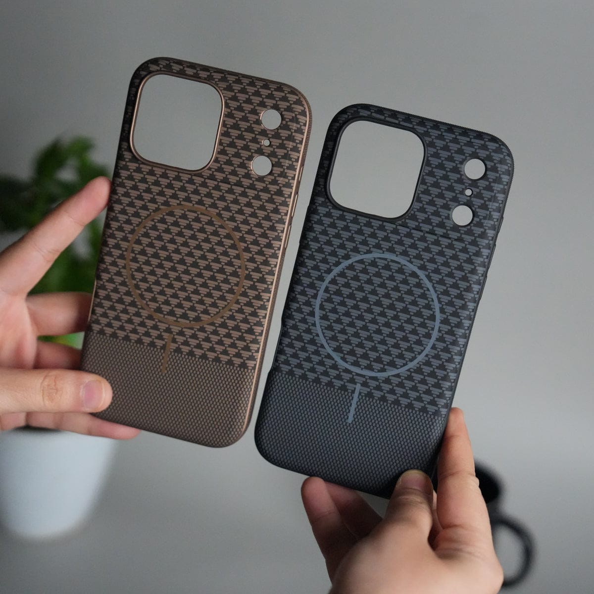 iPhone 17 Pro Woven Pattern MagSafe Case for | Textured Grip | Shockproof Protection