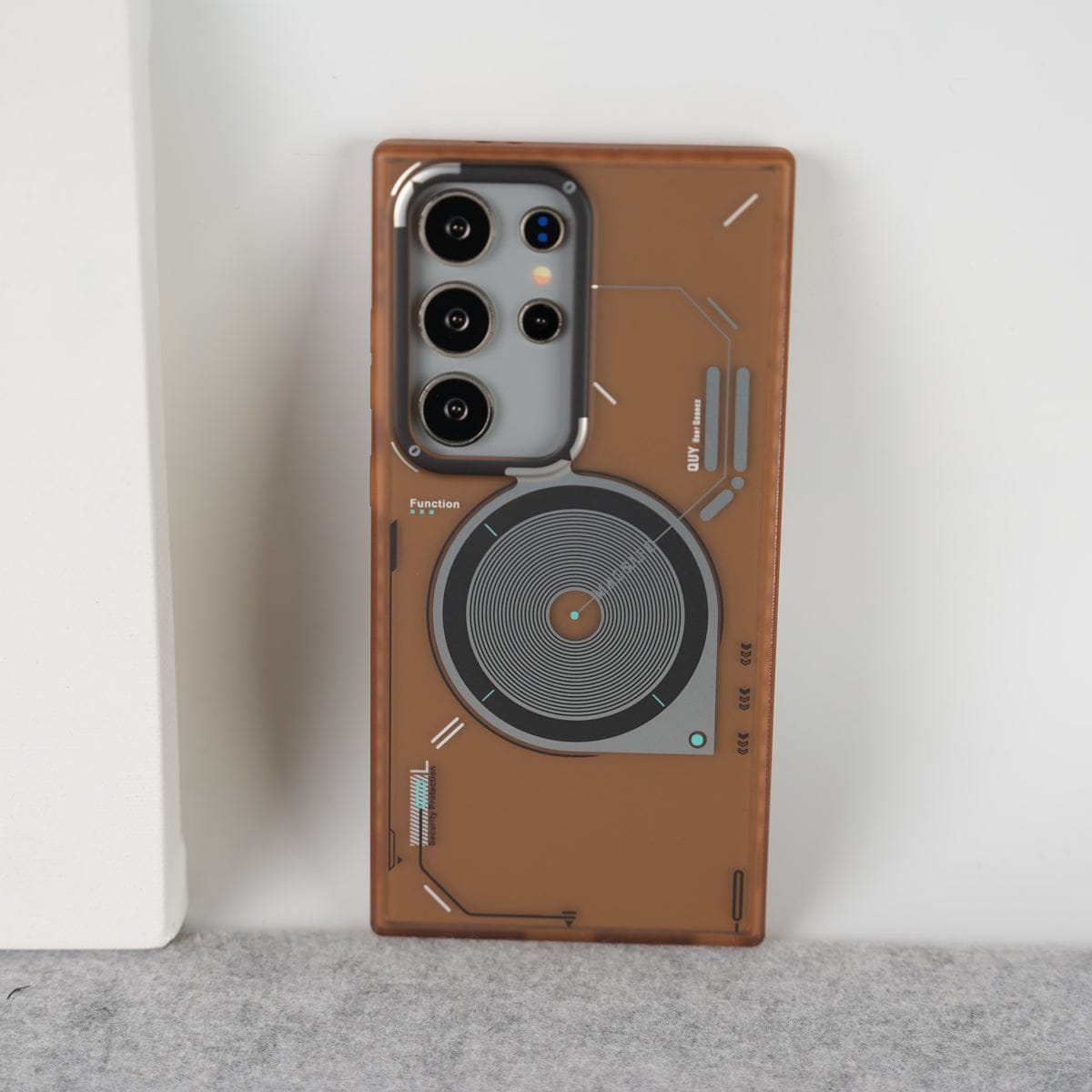 Galaxy S24 Ultra Magsafe Matte Futuristic Design Magnetic MagSafe Charging Case