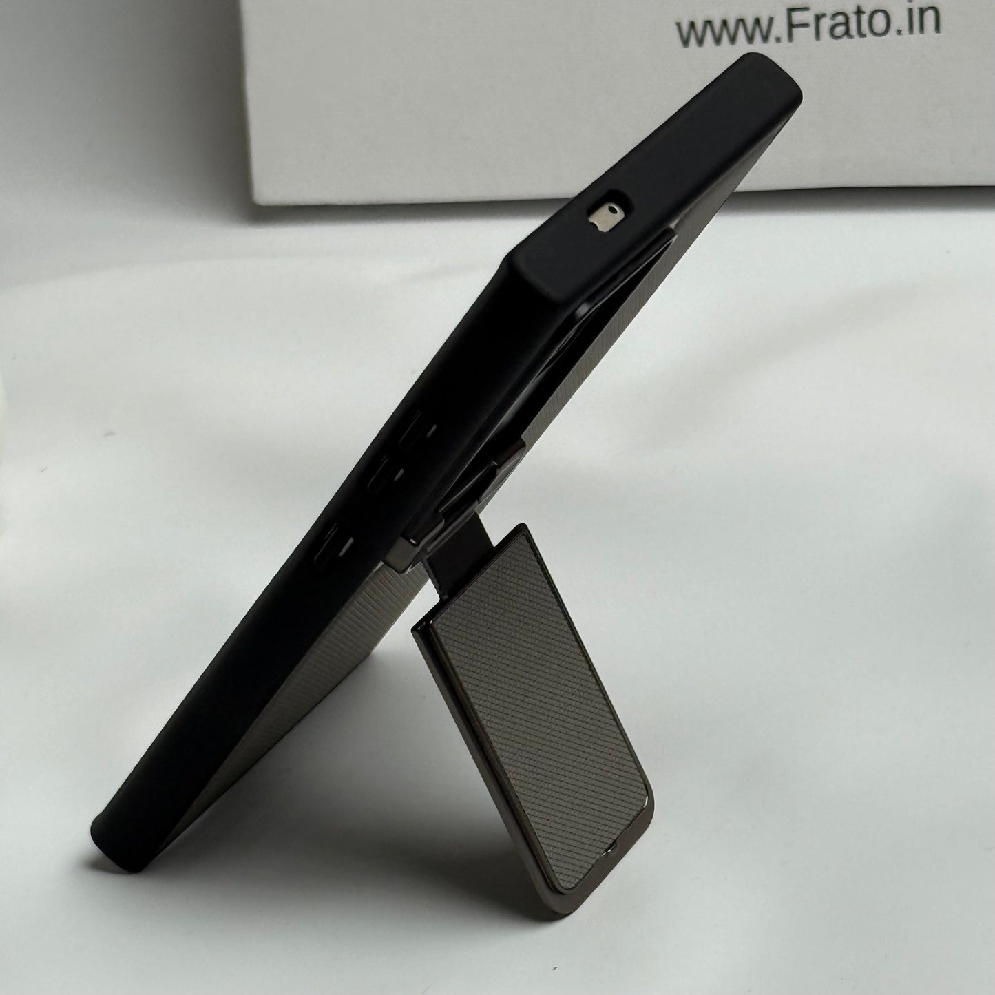 Samsung Galaxy S24 Ultra Metal Camera Cap Stand Case Cover