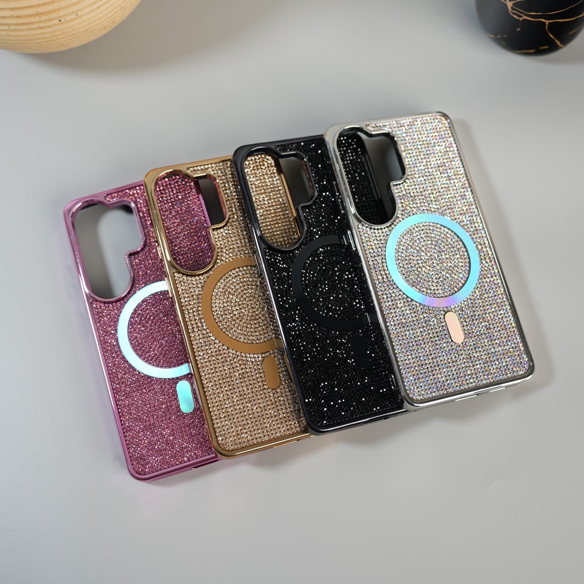 Galaxy S26 Ultra Luxury Diamond Case Cover