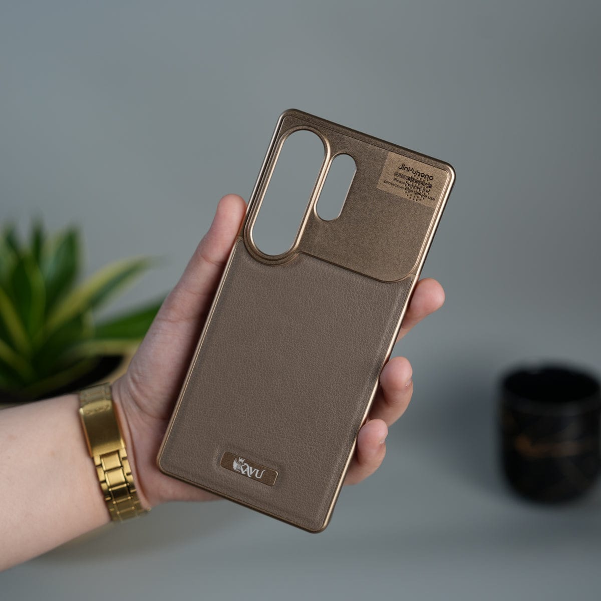 Samsung Galaxy Ultra Series Premium Metallic AeroFLex Aluminium Leather Case