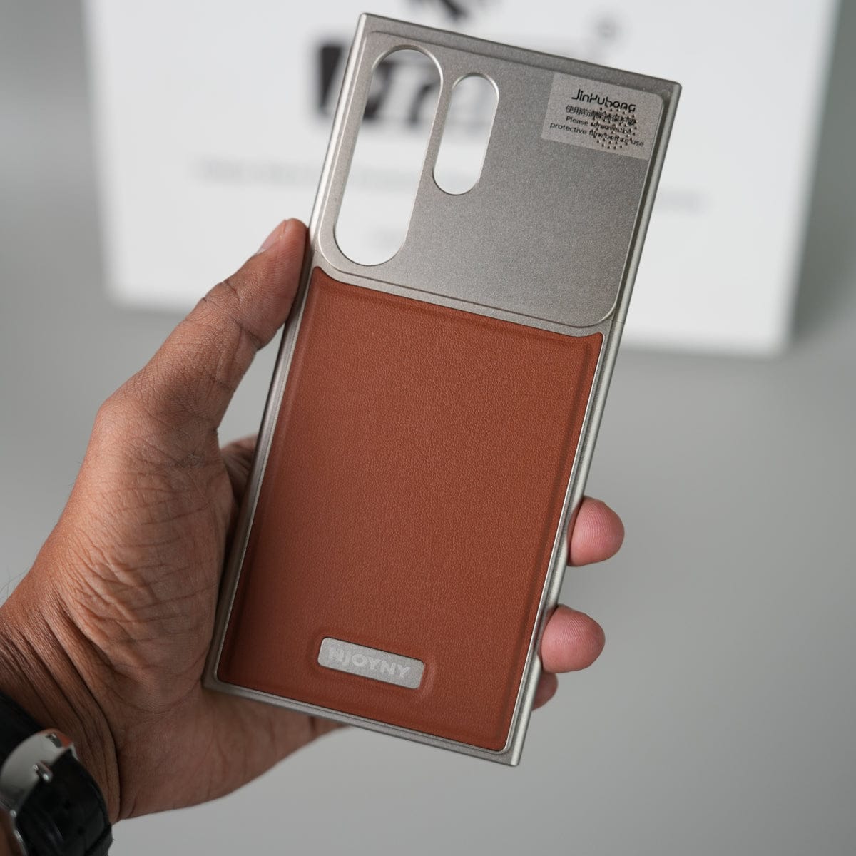 Samsung Galaxy Ultra Series Premium Metallic AeroFLex Aluminium Leather Case