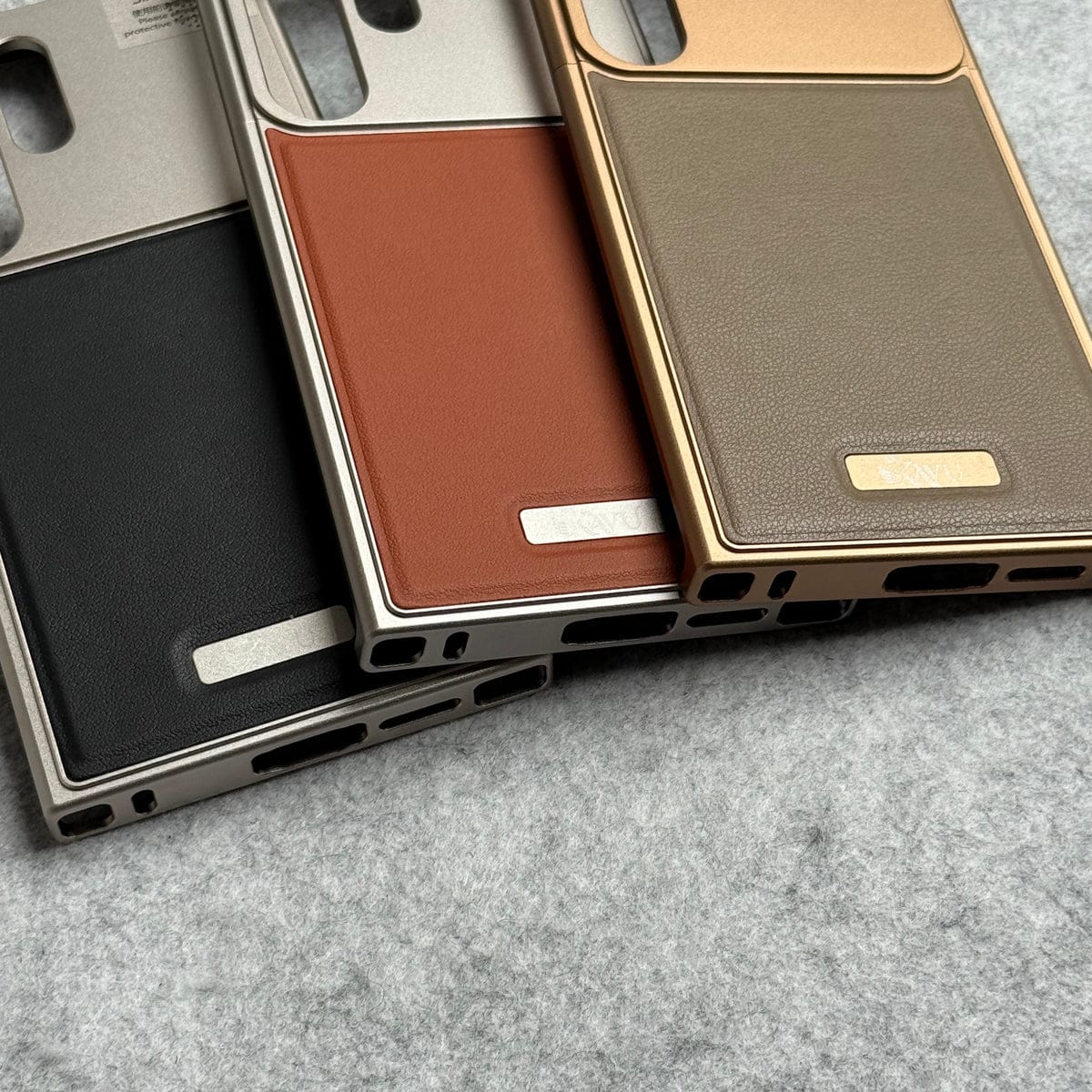 Samsung Galaxy S25 Ultra Premium Metallic AeroFLex Aluminium Leather Case