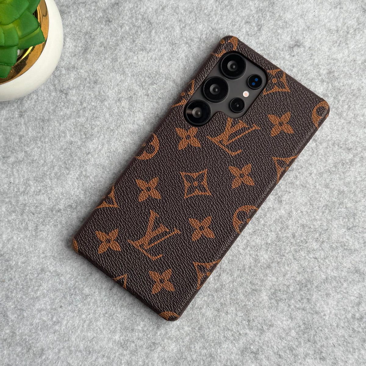 Samsung Galaxy S22 Ultra Luxury Full PU Leather Designer Case Cover