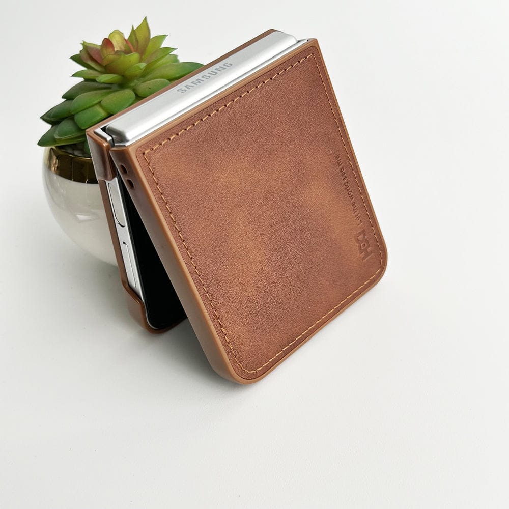 Samsung Galaxy Z Flip 7FE PU Leather Case Cover