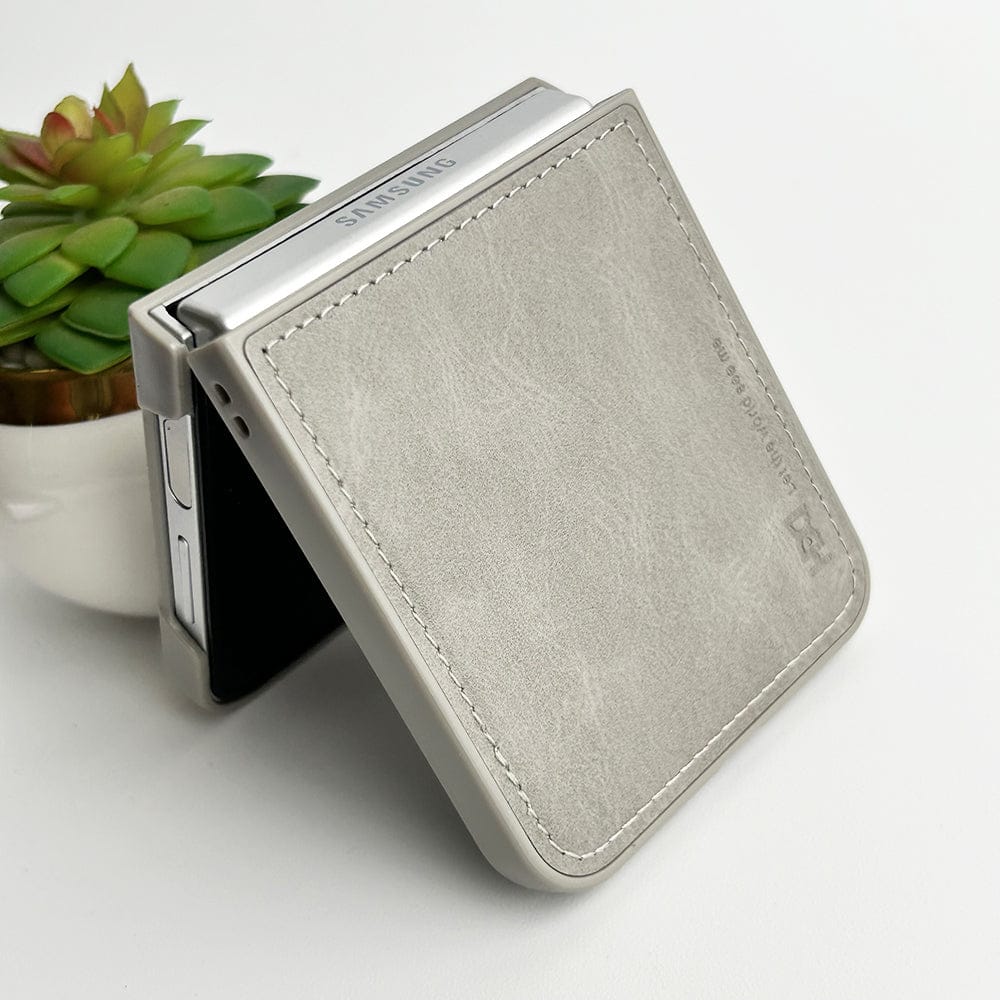 Samsung Galaxy Z Flip 7FE PU Leather Case Cover