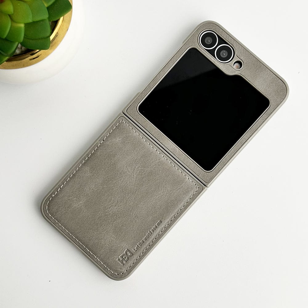 Samsung Galaxy Z Flip 7FE PU Leather Case Cover