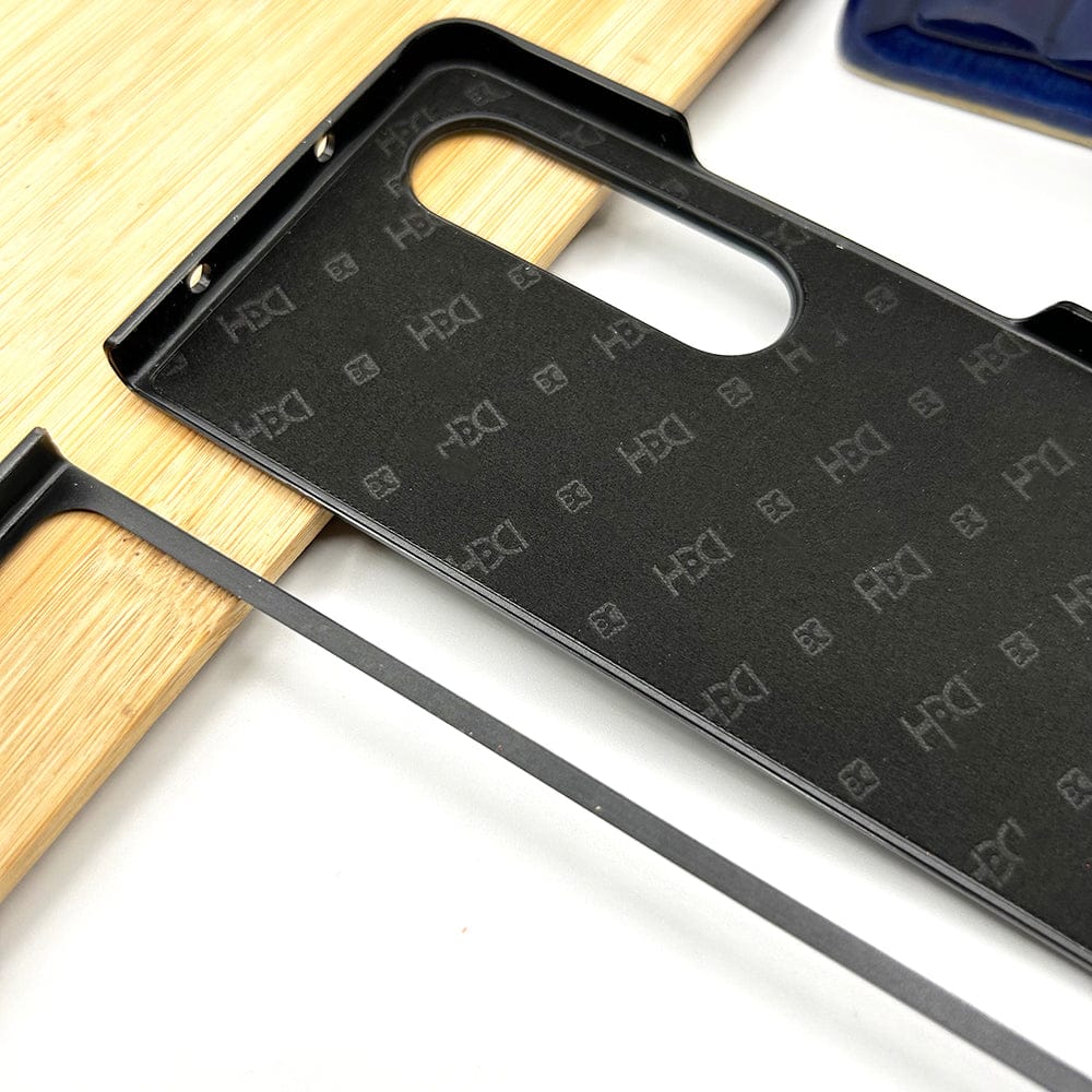 Samsung Z Fold 3 PU Leather Design With S Pen Slot Case Cover