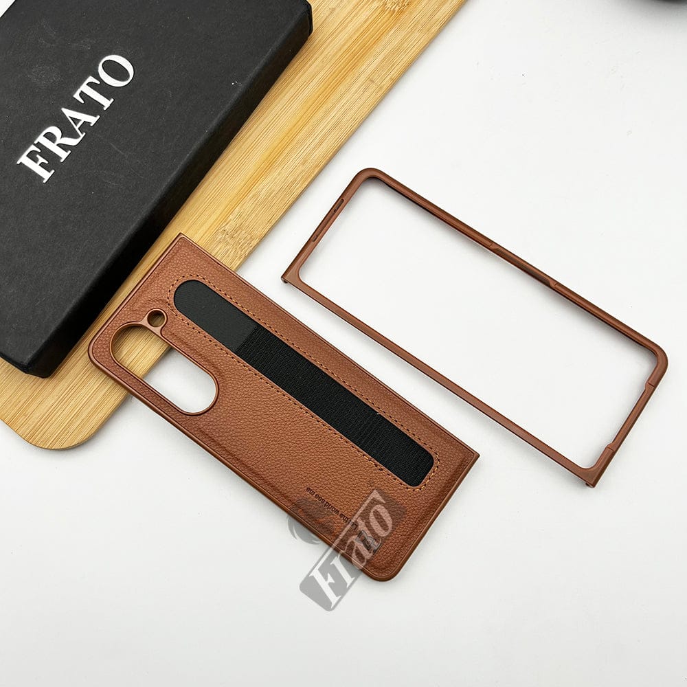 Samsung Galaxy Z Fold 6 PU Leather Case Cover With S Pen Slot