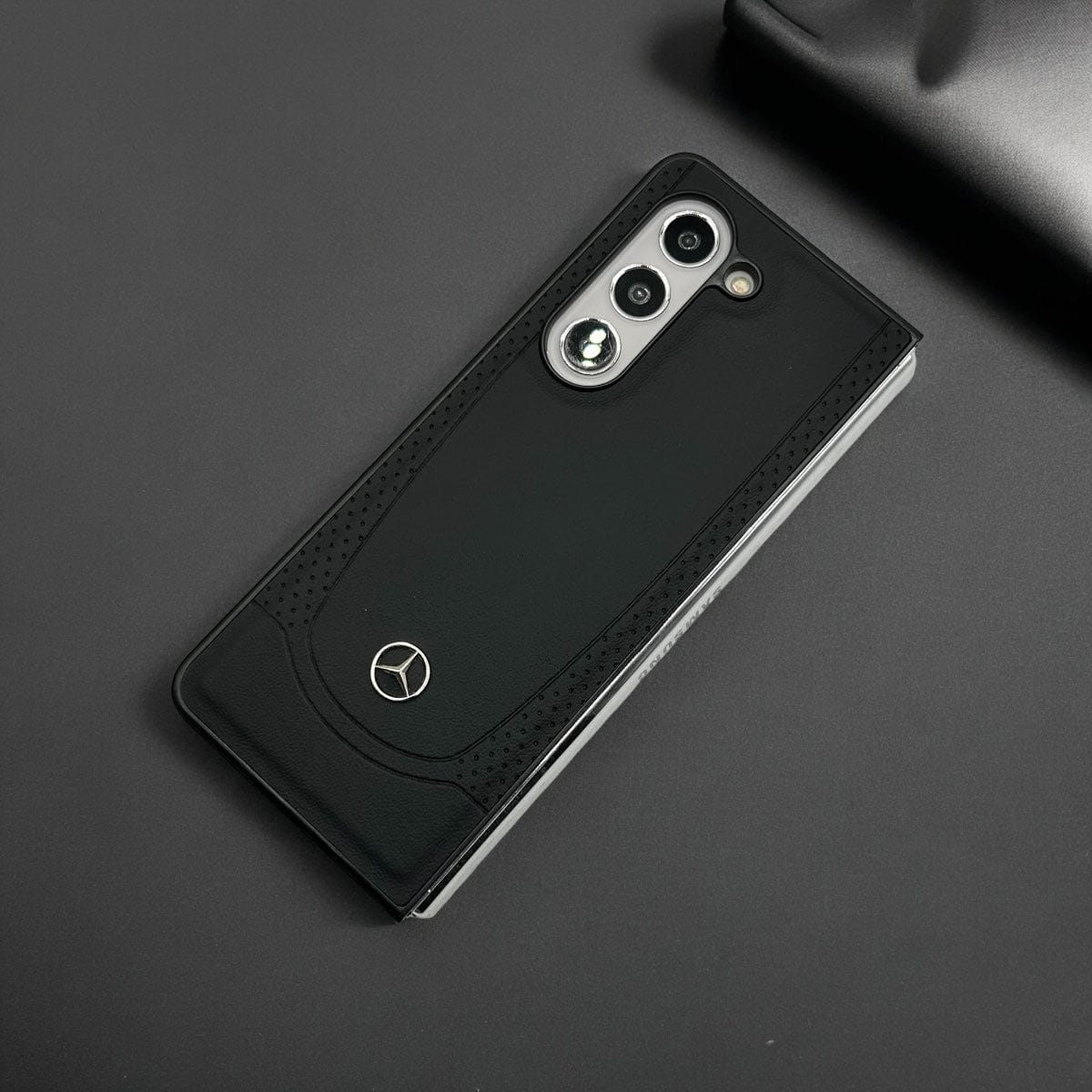 Samsung Galaxy Z Fold 6 Merc Side Dotted PU Leather Case Cover