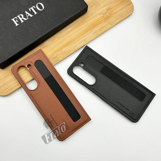 Samsung Galaxy Z Fold 6 PU Leather Case Cover With S Pen Slot