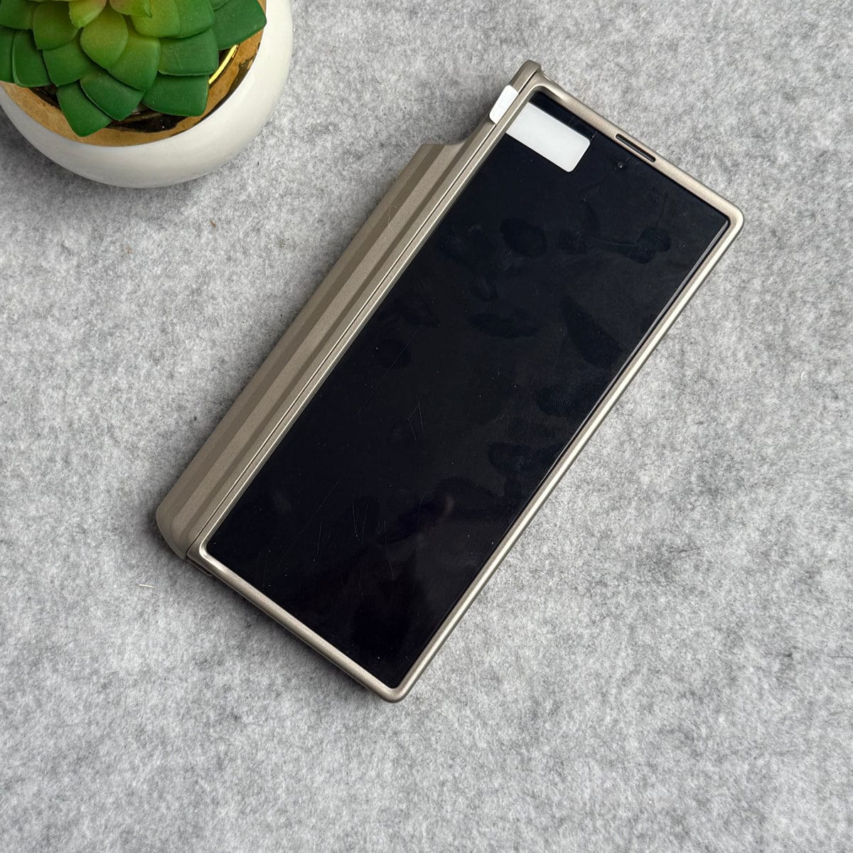 Samsung Galaxy Z Fold 6 GKK Camera Protection Slider Magnetic Hinge Front Glass Protective Cover