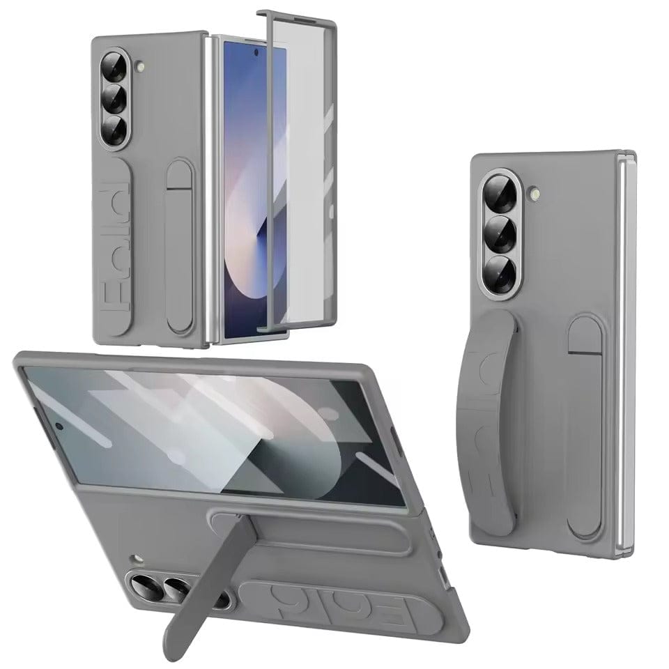 Samsung Galaxy Z Fold 5 High Quality Fashion Wristband Stand Phone Case
