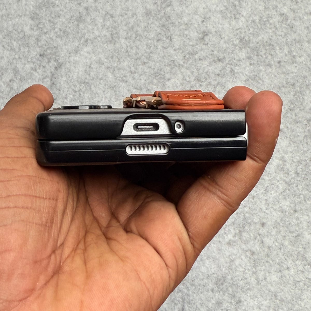 Samsung Galaxy Z Fold 5 Luxury Brand Strap Holder Case