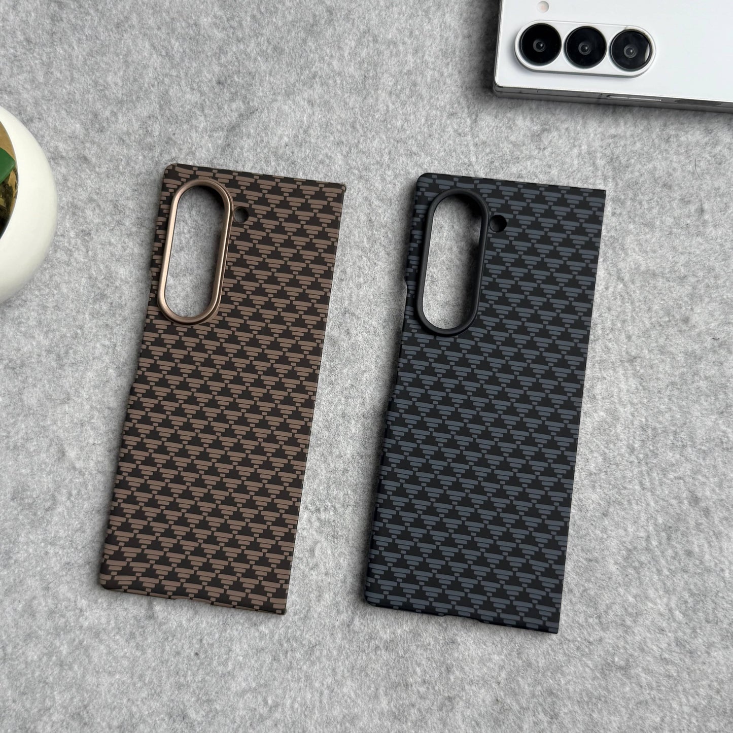 Samsung Galaxy Z Fold 6 Small Geometric Triangle Pattern Case Cover