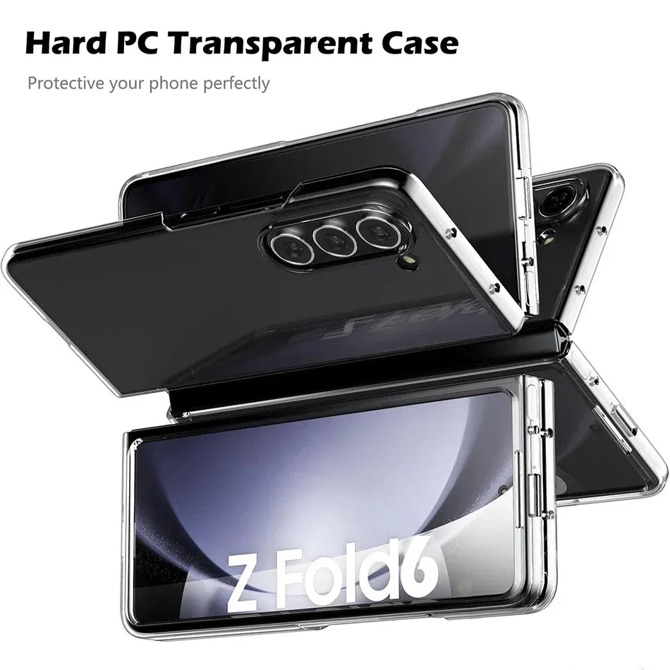 Samsung Galaxy Z Fold 6 Transparent Cristal Hard Shell Cover Case