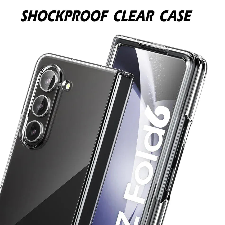 Samsung Galaxy Z Fold 6 Transparent Cristal Hard Shell Cover Case
