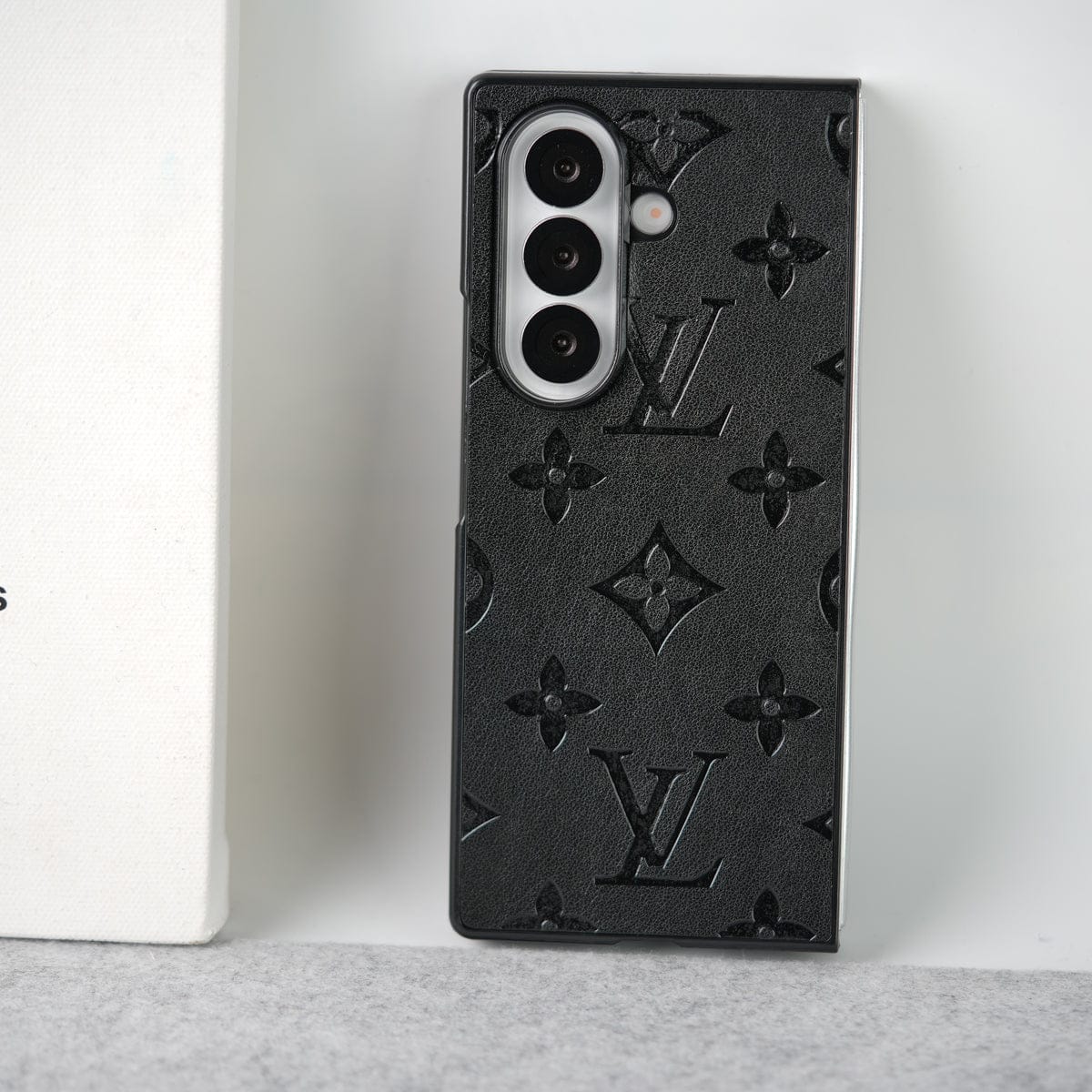 Samsung Galaxy Z Fold 7 Luxury PU Leather Fashion Brand Case Cover