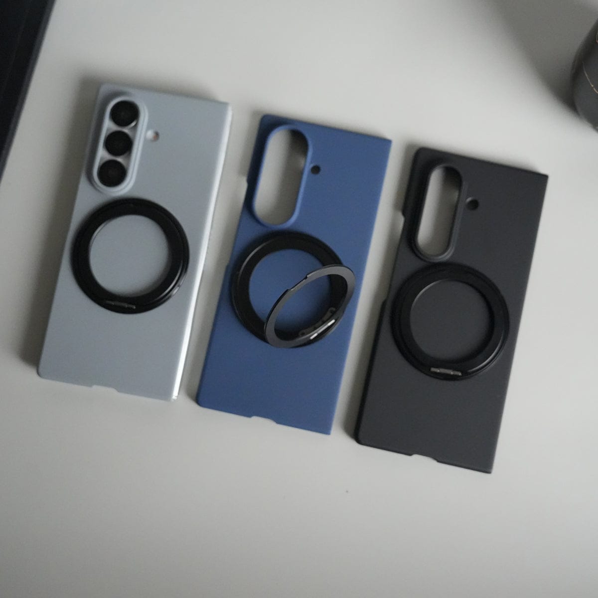 Galaxy Z Fold 6 Case | 360° Rotating Stand + Front Glass Cover
