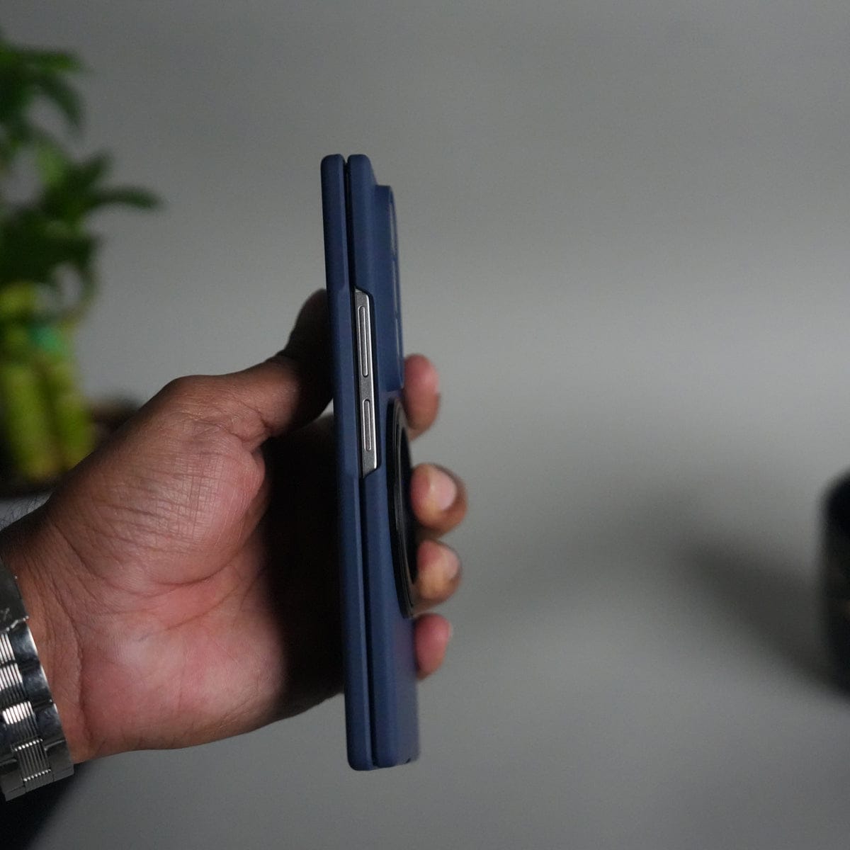 Galaxy Z Fold 7 Case | 360° Rotating Stand + Front Glass Cover