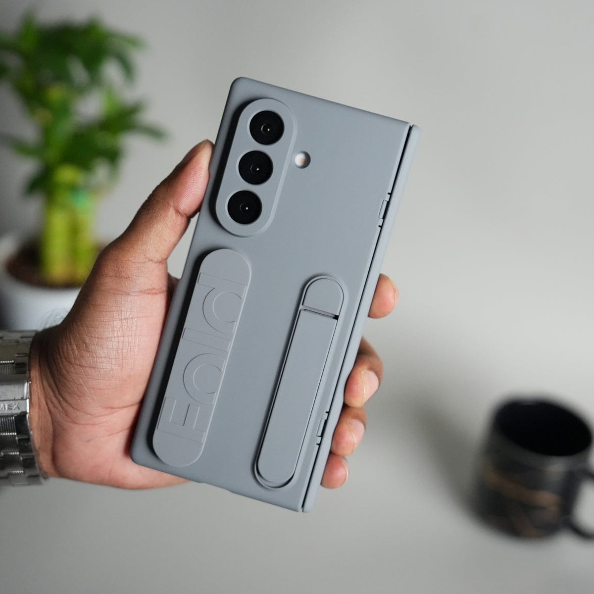 Galaxy Z Fold 6 Case with Front Glass and Kickstand
