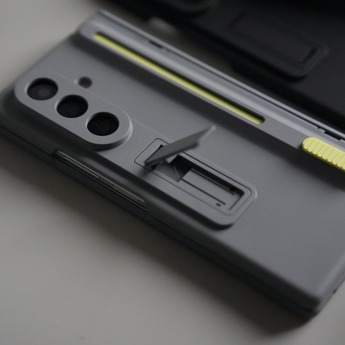 Galaxy Z Fold 6 Front Glass Protection Case With PushUP S Pen Holder