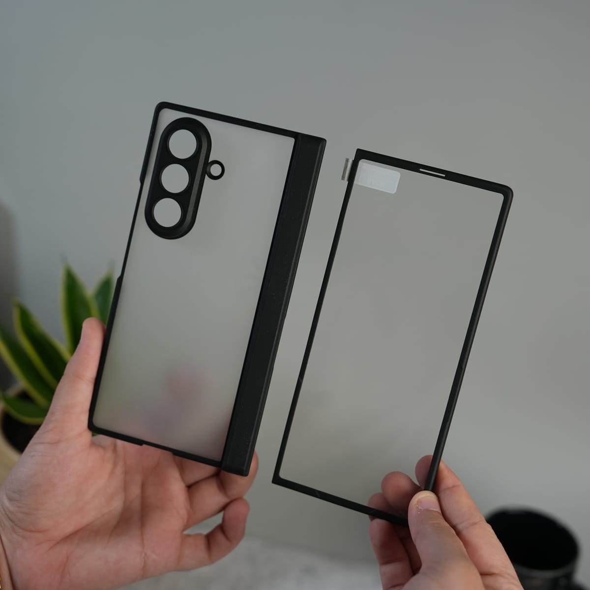Galaxy Z Fold 7 Frosted Matte Case | Front Glass & Heinge Protection