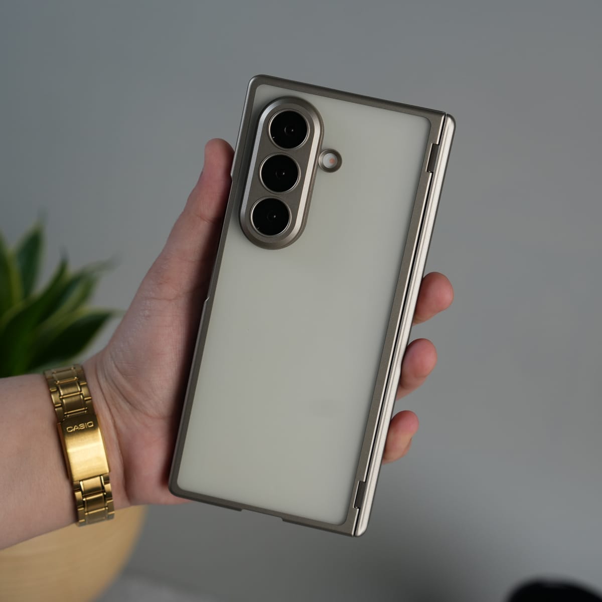 Galaxy Z Fold 7 Frosted Matte Case | Front Glass & Heinge Protection