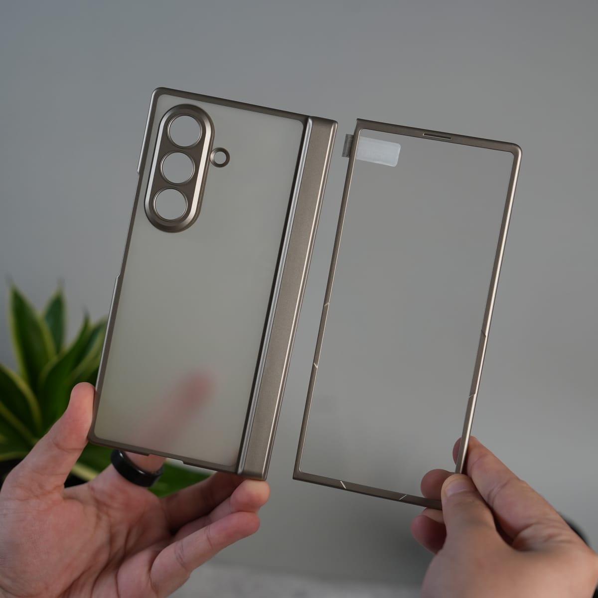 Galaxy Z Fold 7 Frosted Matte Case | Front Glass & Heinge Protection