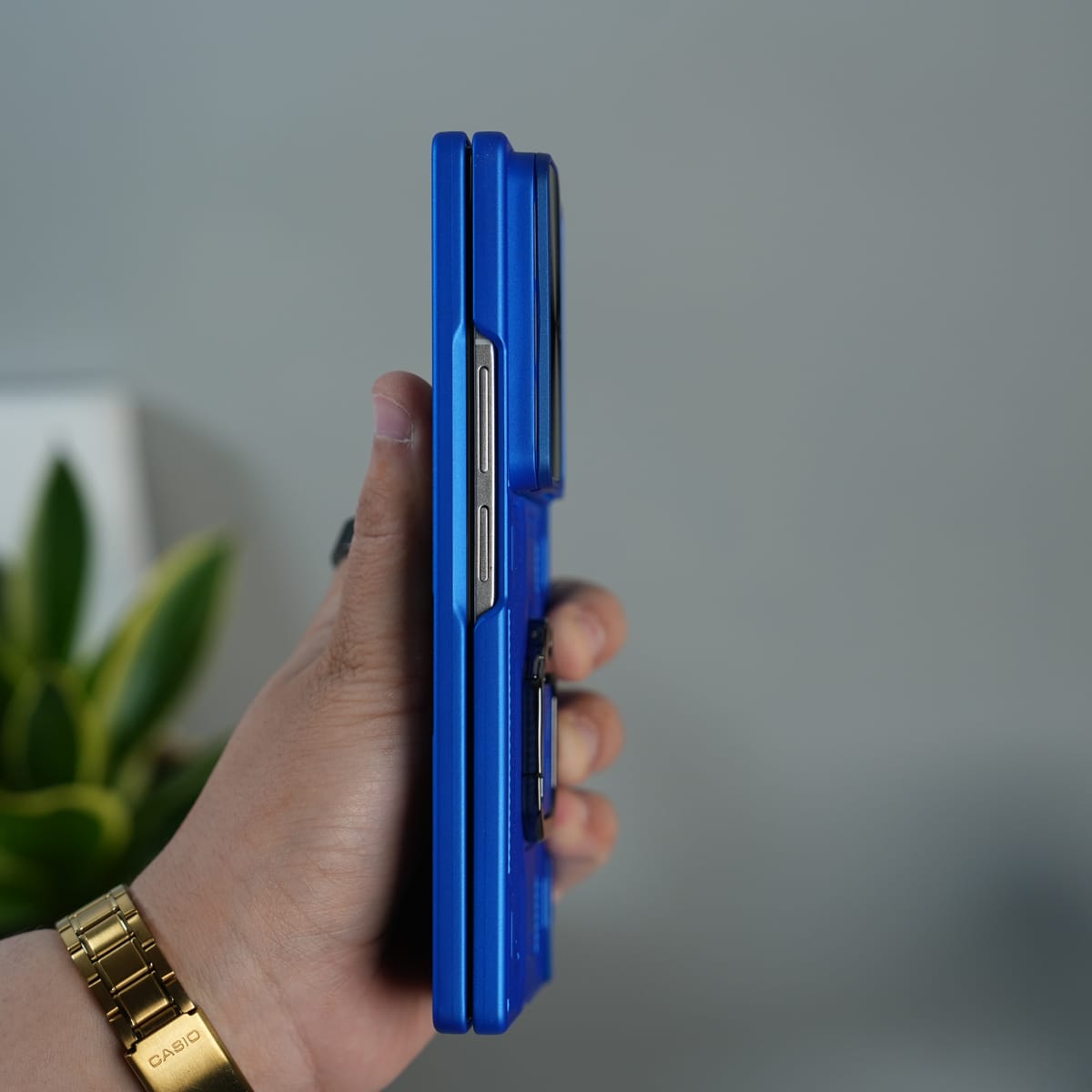 Galaxy Z Fold 7 Full Protection Armor Case with Front Glass, Camera Shutter, Kickstand & S Pen Cover