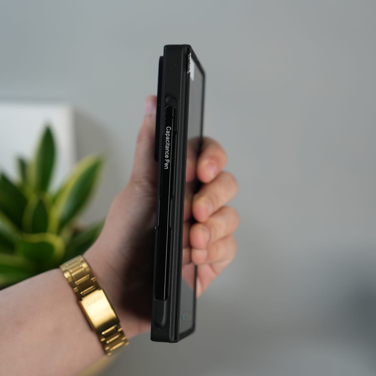 Galaxy Z Fold 7 Full Protection Armor Case with Front Glass, Camera Shutter, Kickstand & S Pen Cover