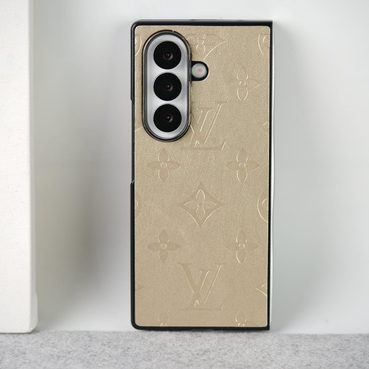 Samsung Galaxy Z Fold 7 Luxury PU Leather Fashion Brand Case Cover