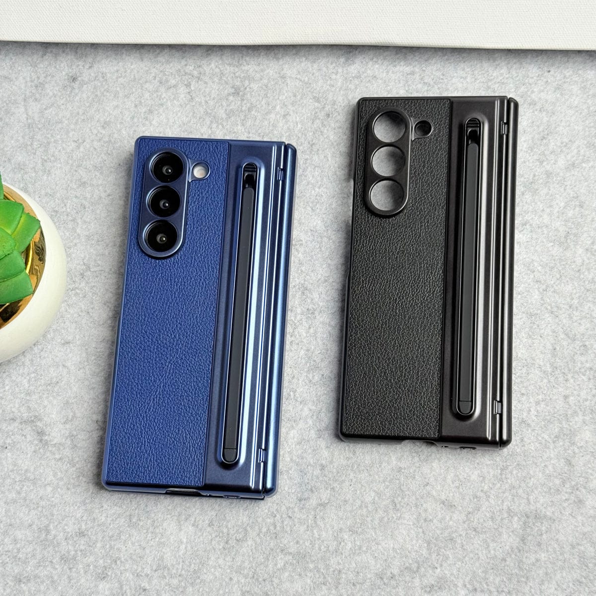 Samsung Galaxy Z Fold 7 Chrome Plating front Glass Protection Hinge Case Folding Cover