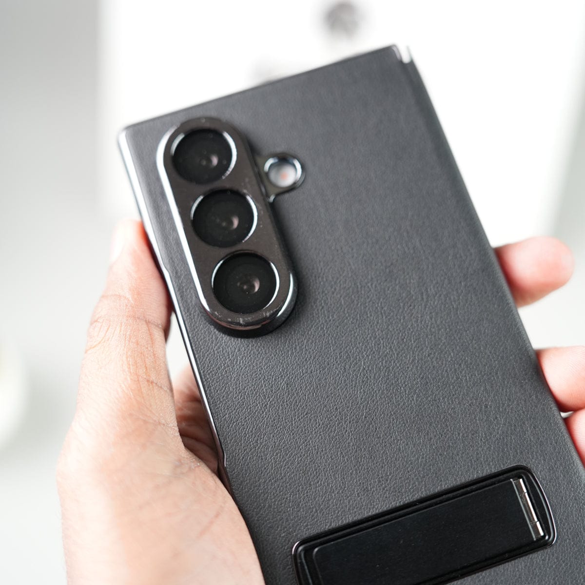 Samsung Galaxy Z Fold 7 Flip Cover with Kickstand | PU Leather Protective Case