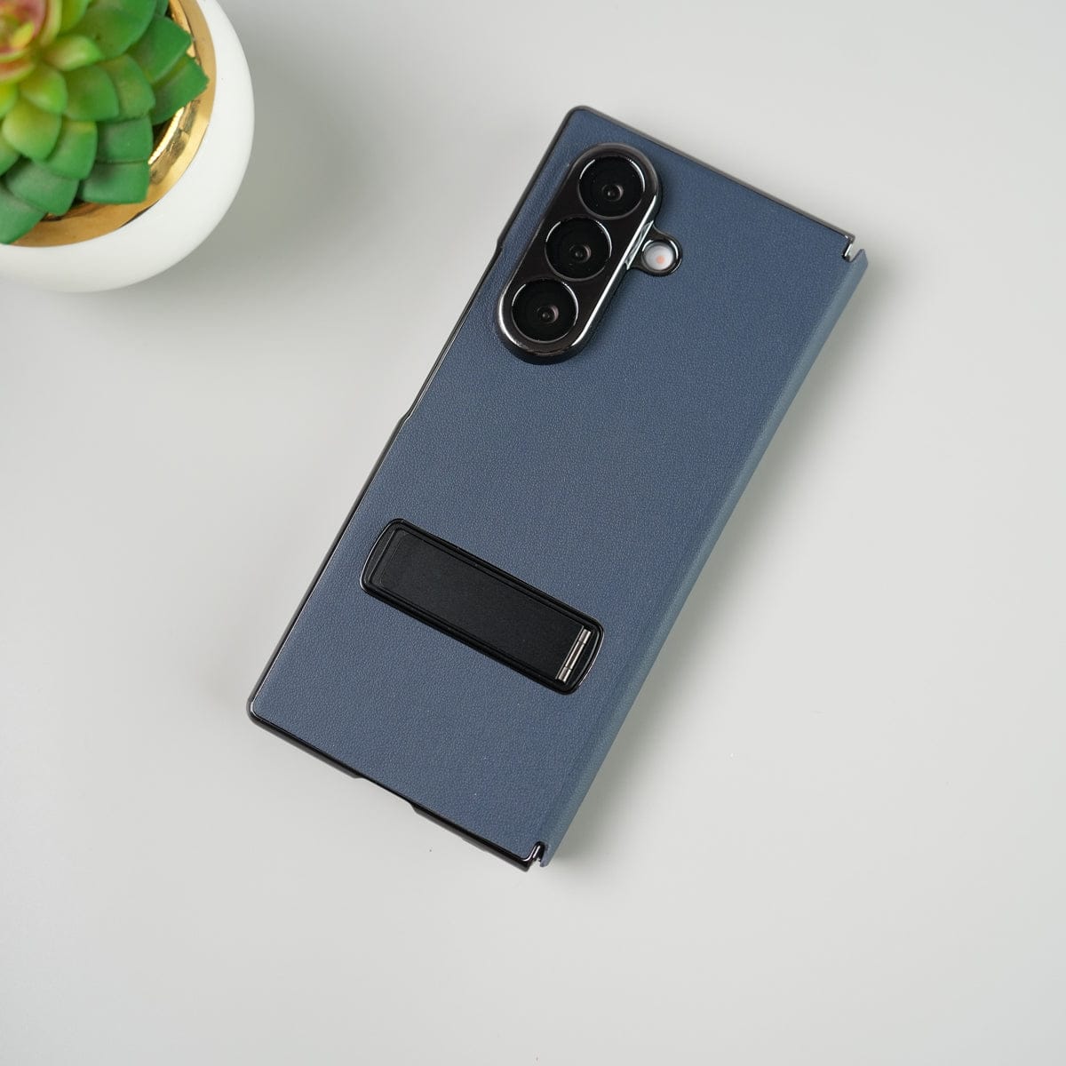 Samsung Galaxy Z Fold 7 Flip Cover with Kickstand | PU Leather Protective Case
