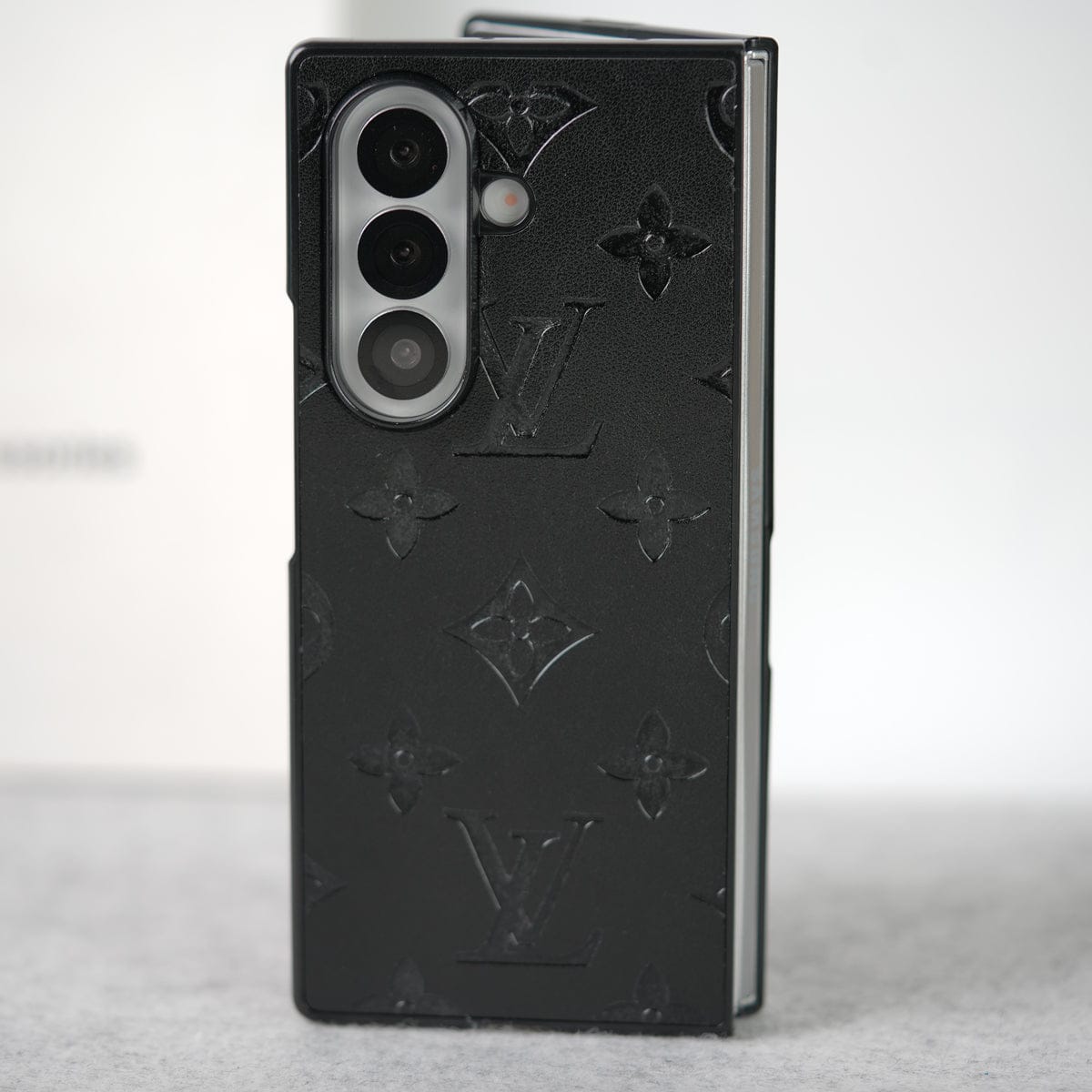 Samsung Galaxy Z Fold 7 Luxury PU Leather Fashion Brand Case Cover