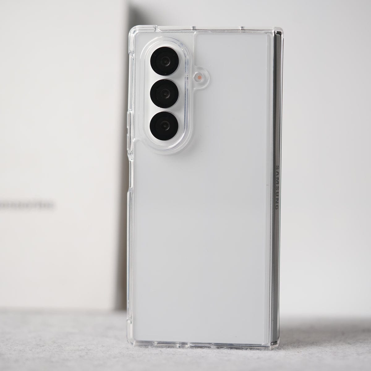 Samsung Galaxy Z Fold 7 Sleek Transparent Case Cover