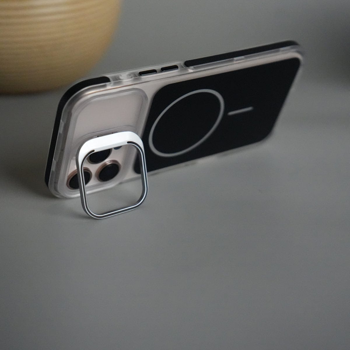 iPhone 16 Pro Max MagSafe Case with Metal Camera Stand | Slim & Shockproof Protection