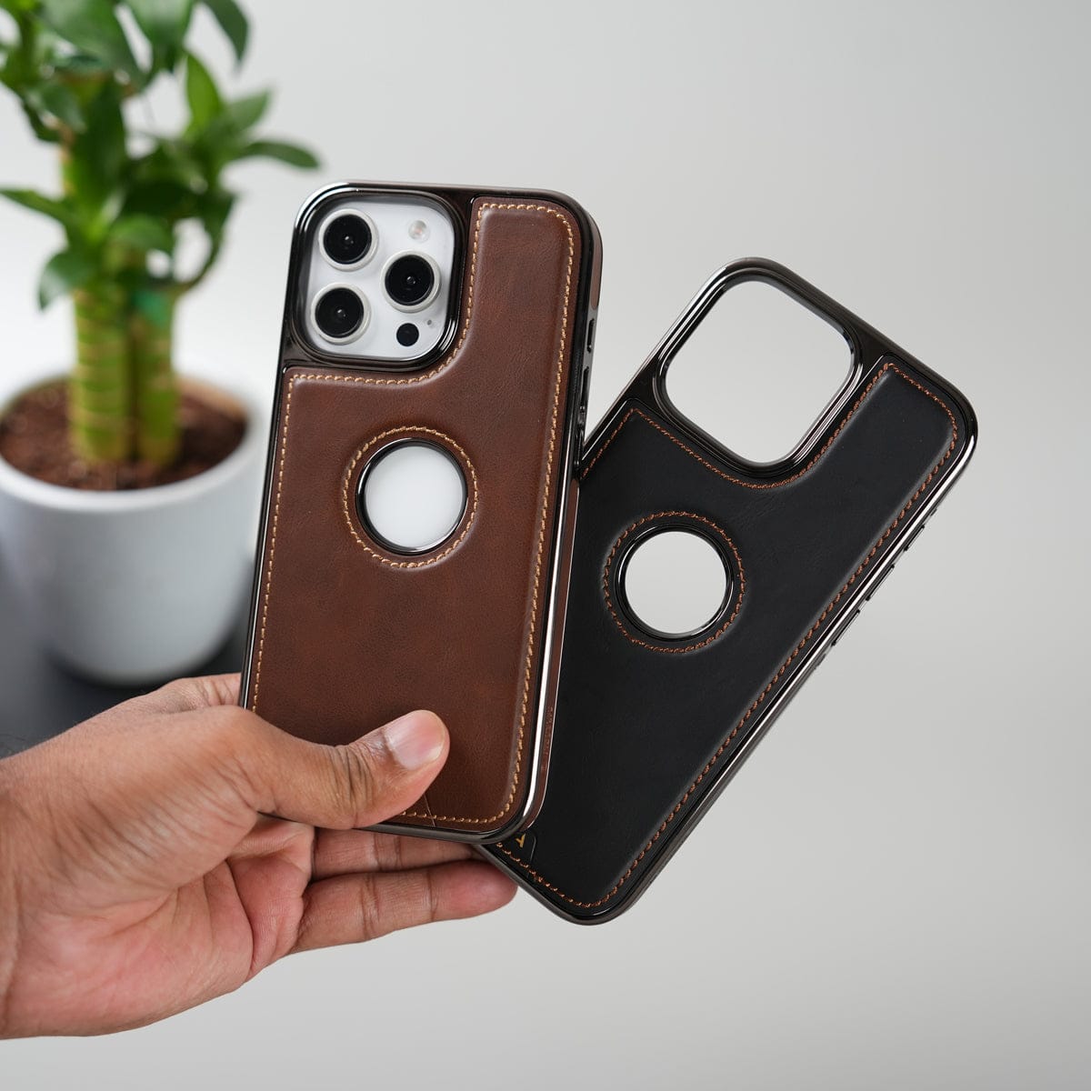 iPhone 15 Series Leather MagSafe Case