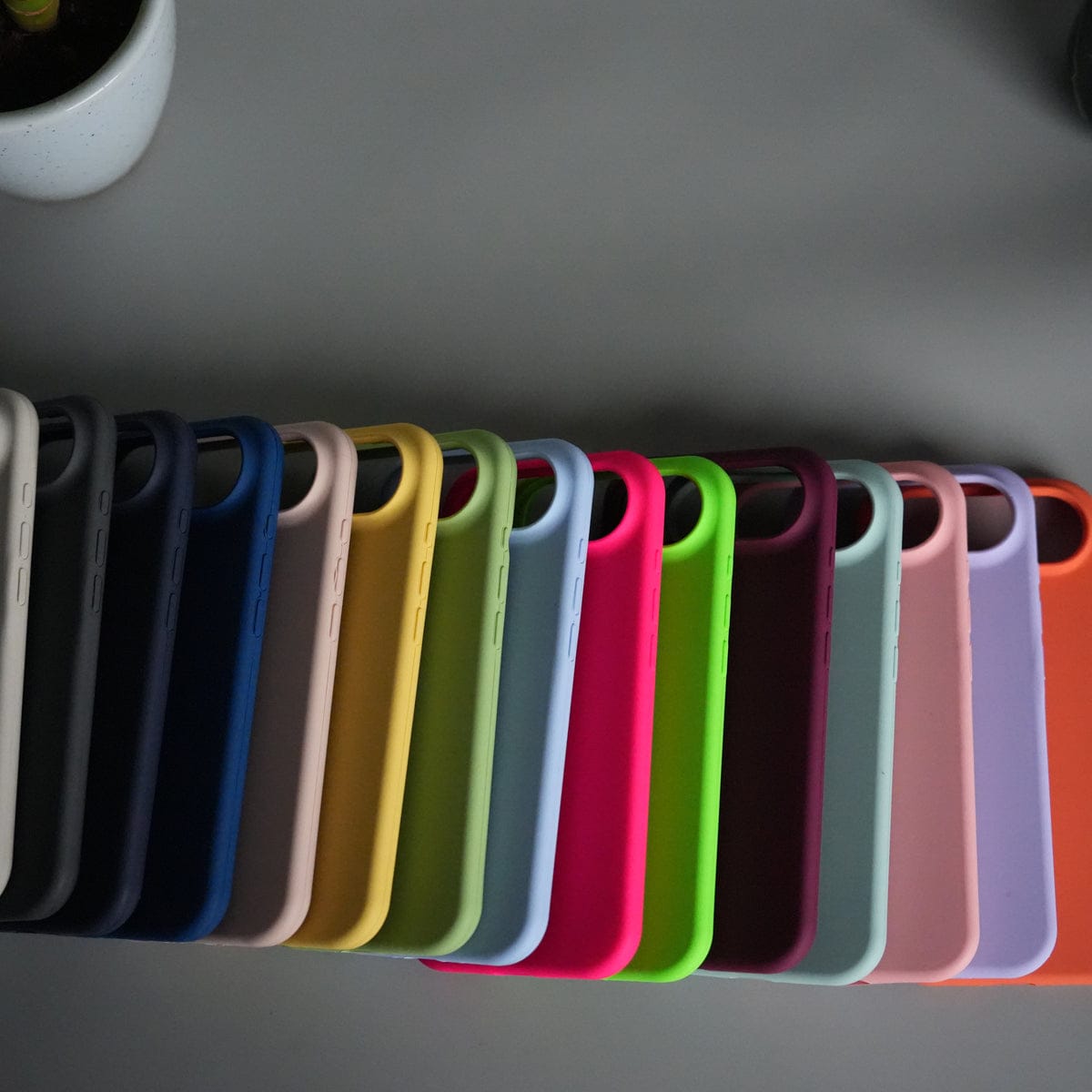 iPhone 17 Air Liquid Silicone Case Cover (Baby Blue)