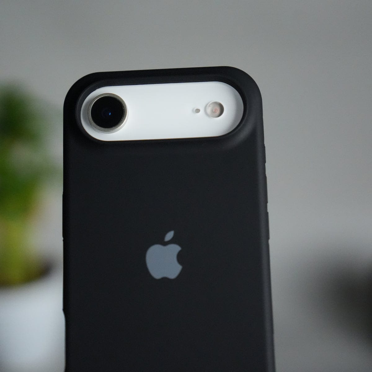iPhone 17 Air Liquid Silicone Case Cover (Black)