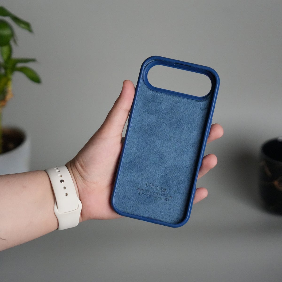 iPhone 17 Air Liquid Silicone Case Cover (Pacific Blue)