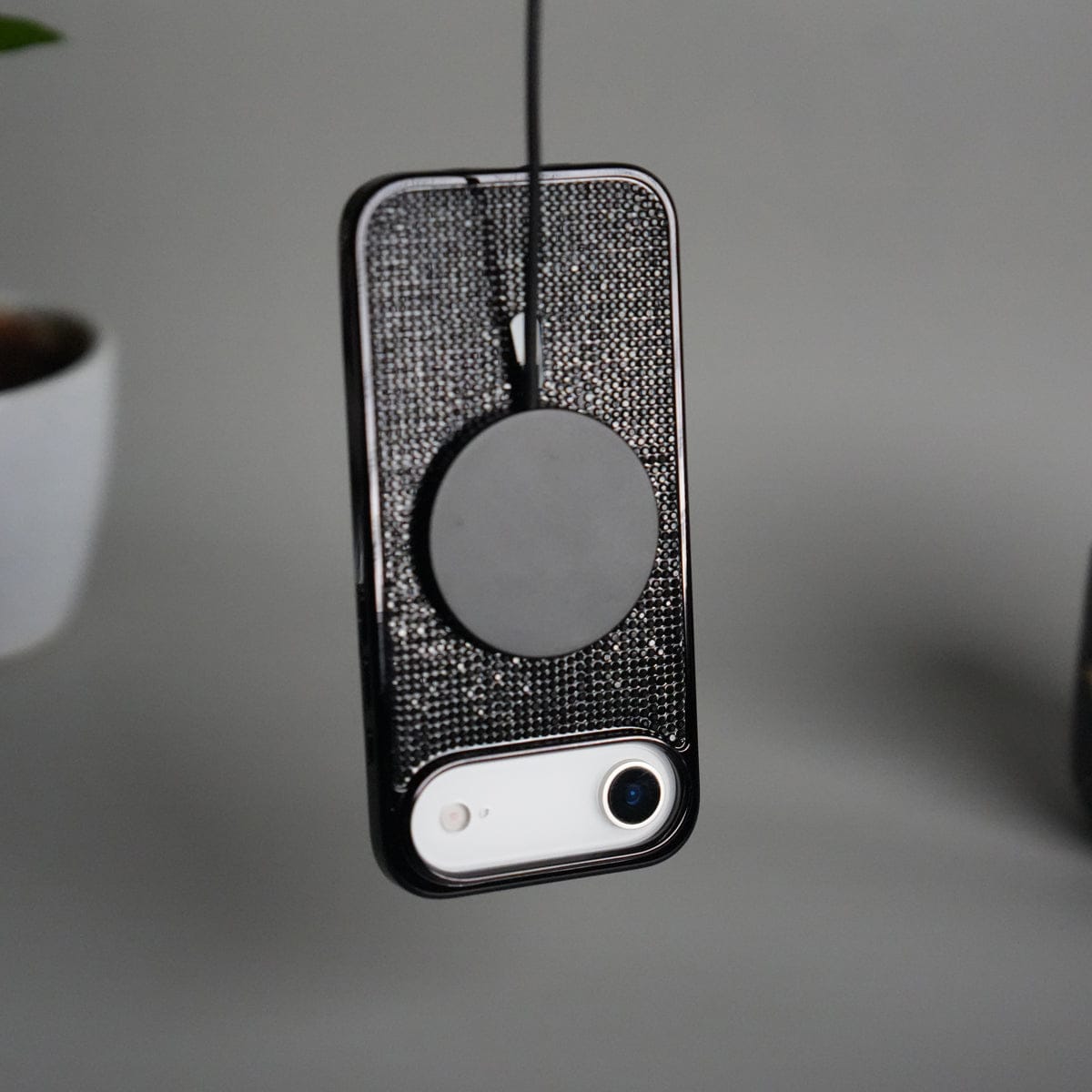 iPhone 17 Air Luxury Diamond Case Cover With MagSafe