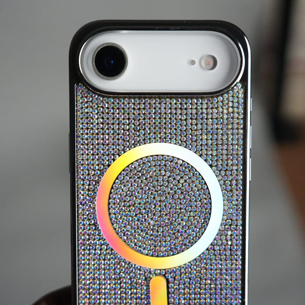 iPhone 17 Air Luxury Diamond Case Cover With MagSafe
