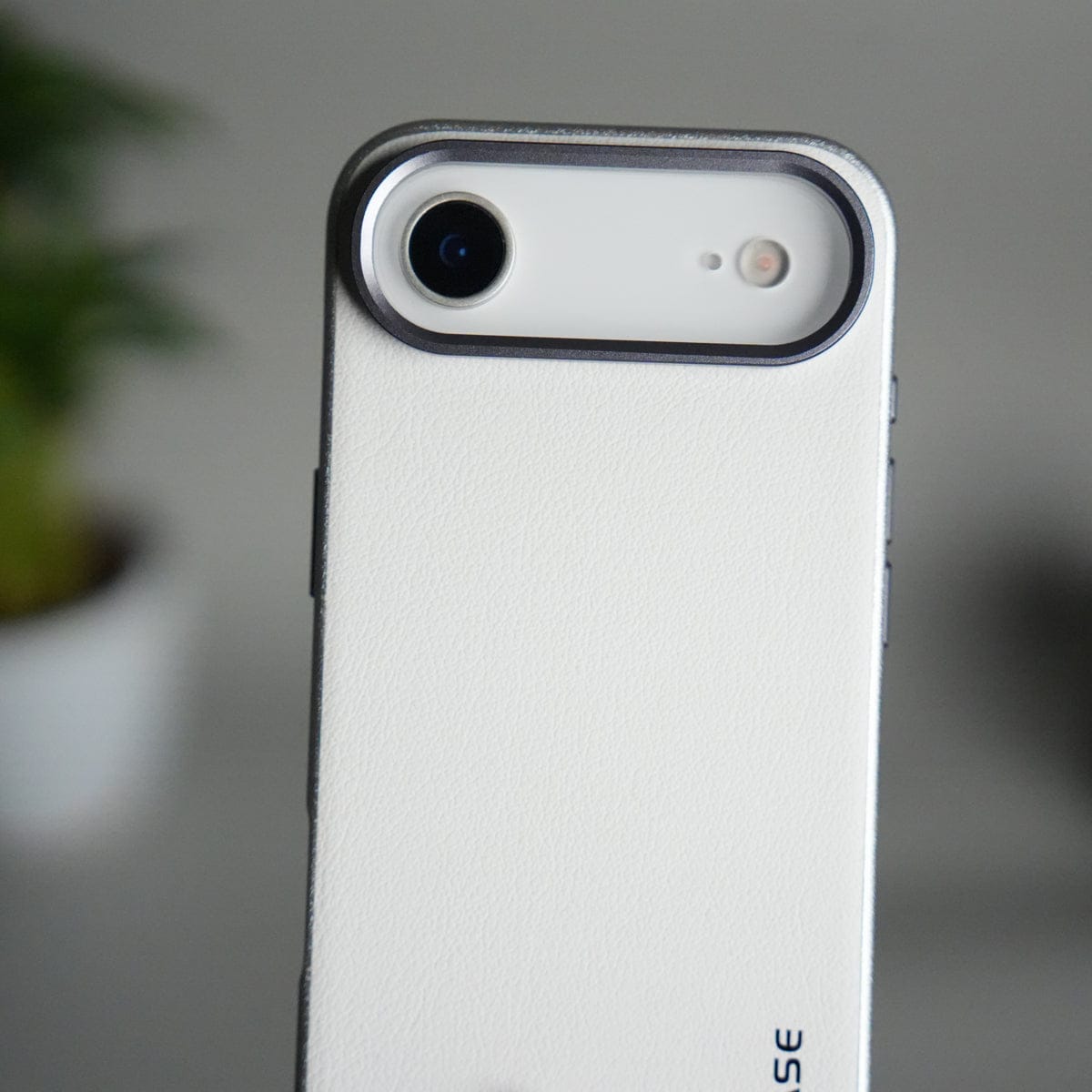 iPhone 17 Air Luxury Leather Matte Case | Slim Protective Metal Frame Back Cover